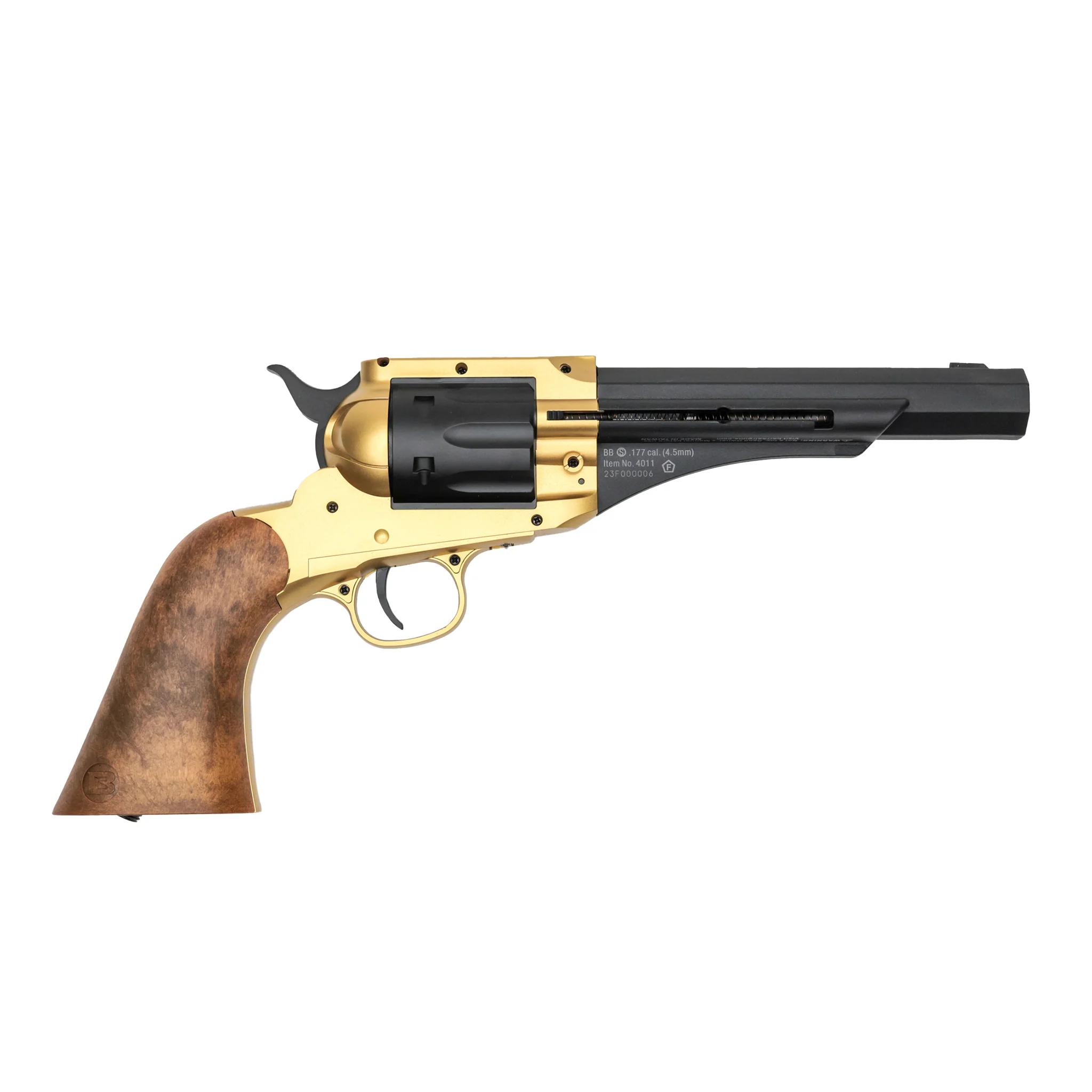 1858 CO2 Pistol Kit - Black & Gold - Image 3
