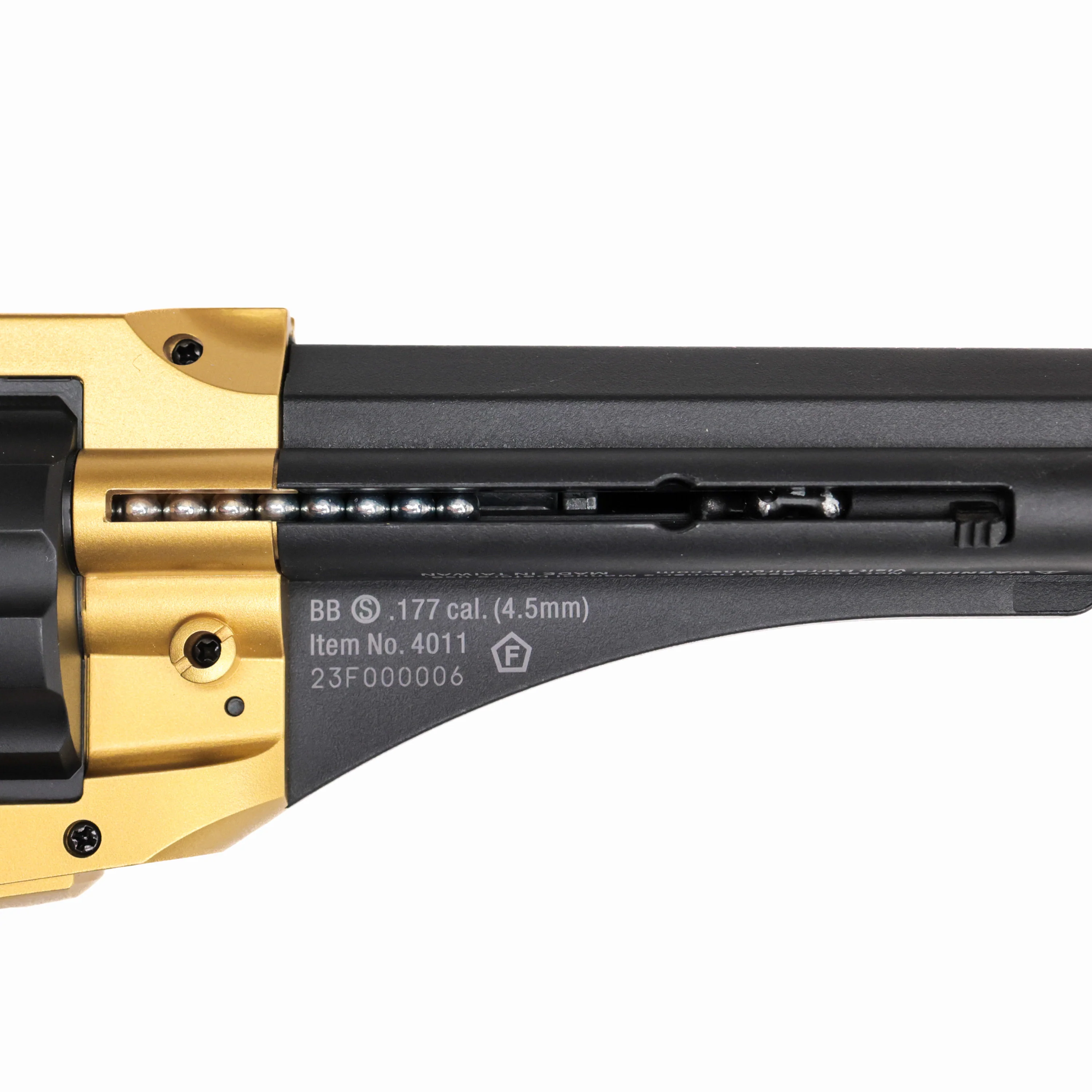 1858 CO2 Pistol Kit - Black & Gold - Image 5