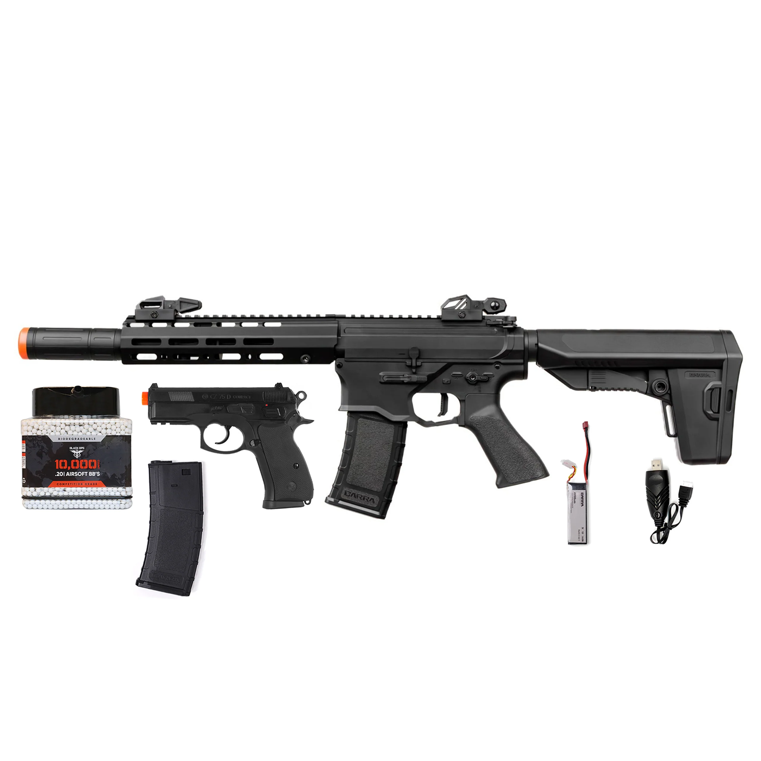 400 Airsoft - Black (Bundle)