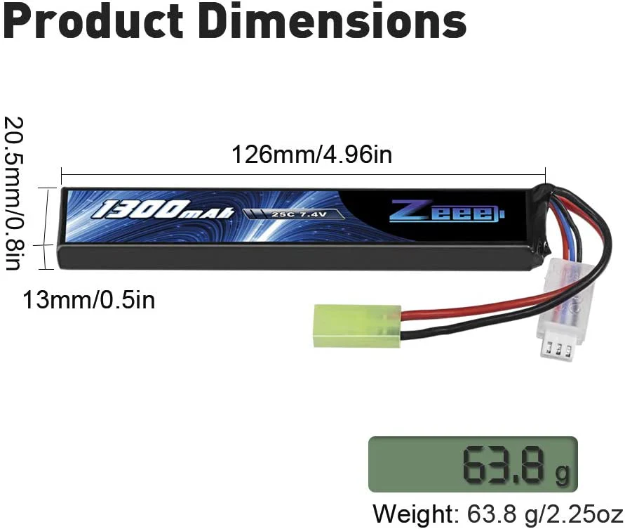 7.4V LiPo Battery - Image 3