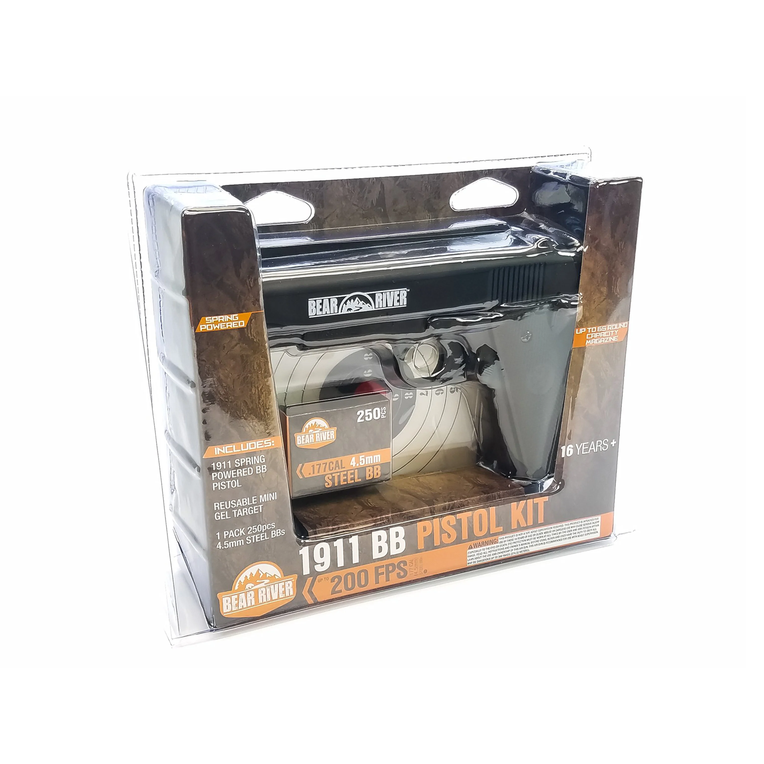 1911 BB Pistol Kit - Includes Gel Target and Ammo - Image 3