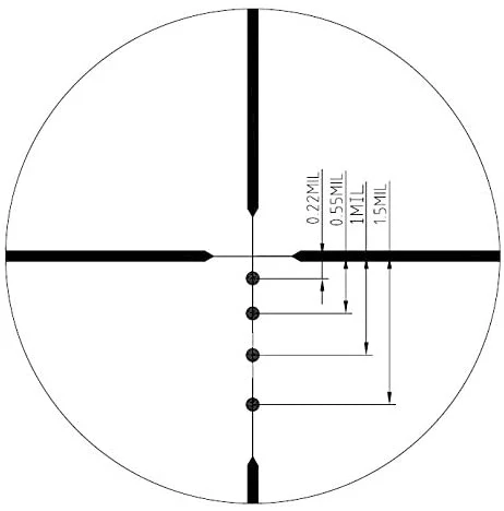 FT2-10X44SF-0DH Rifle Scope - Image 6