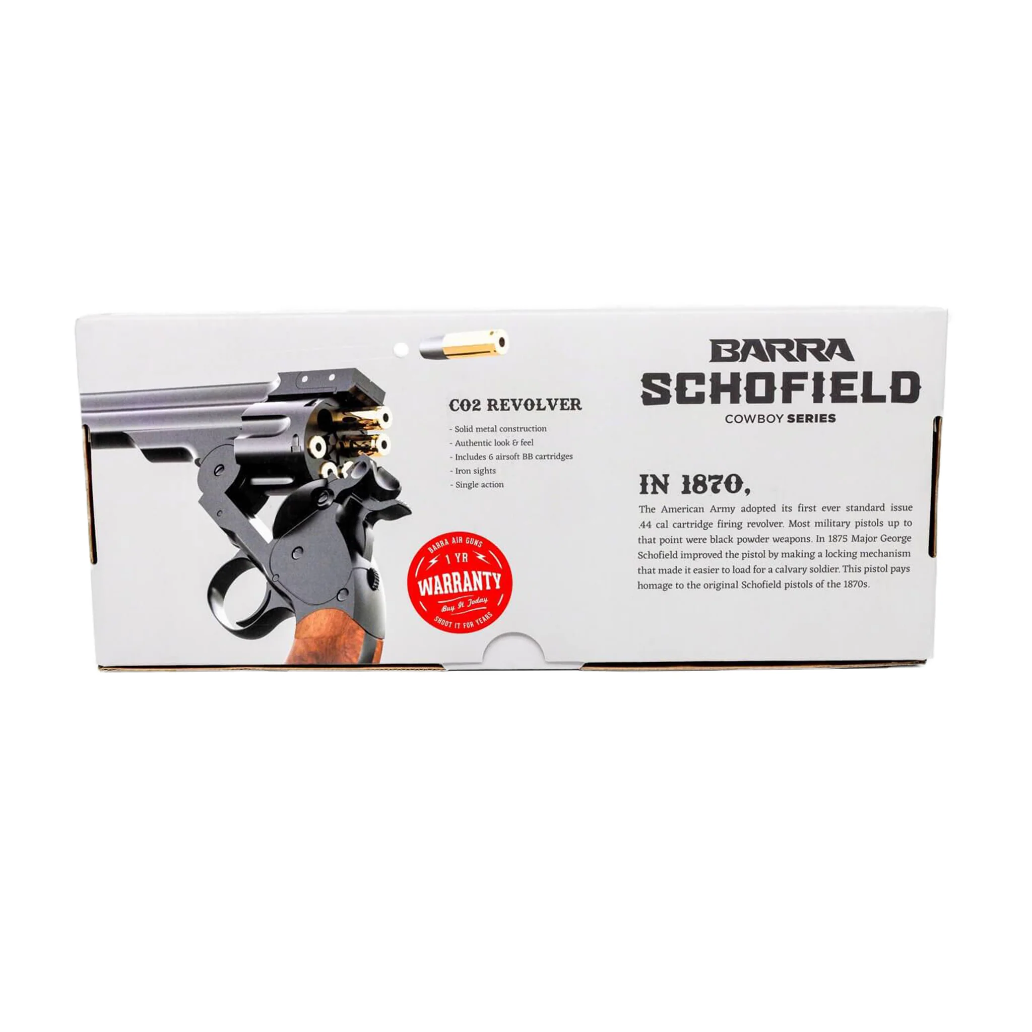 Schofield 7 Inch Airsoft - Gunmetal - Image 8