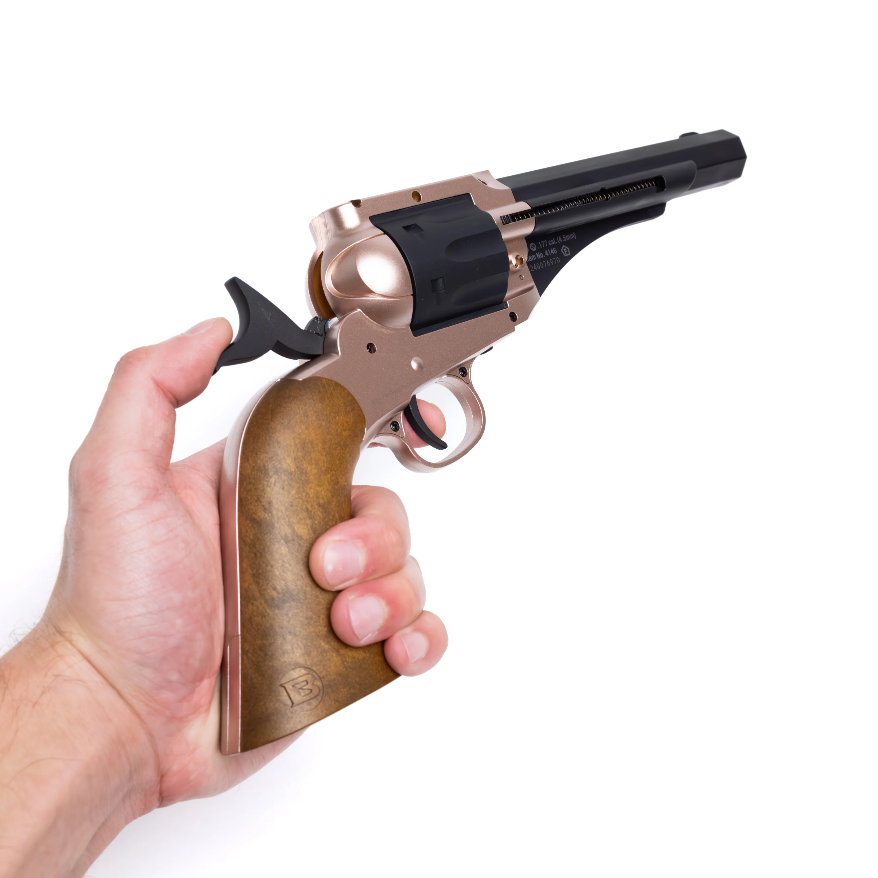 1858 CO2 Pistol Kit - Black & Rose Gold - Image 7